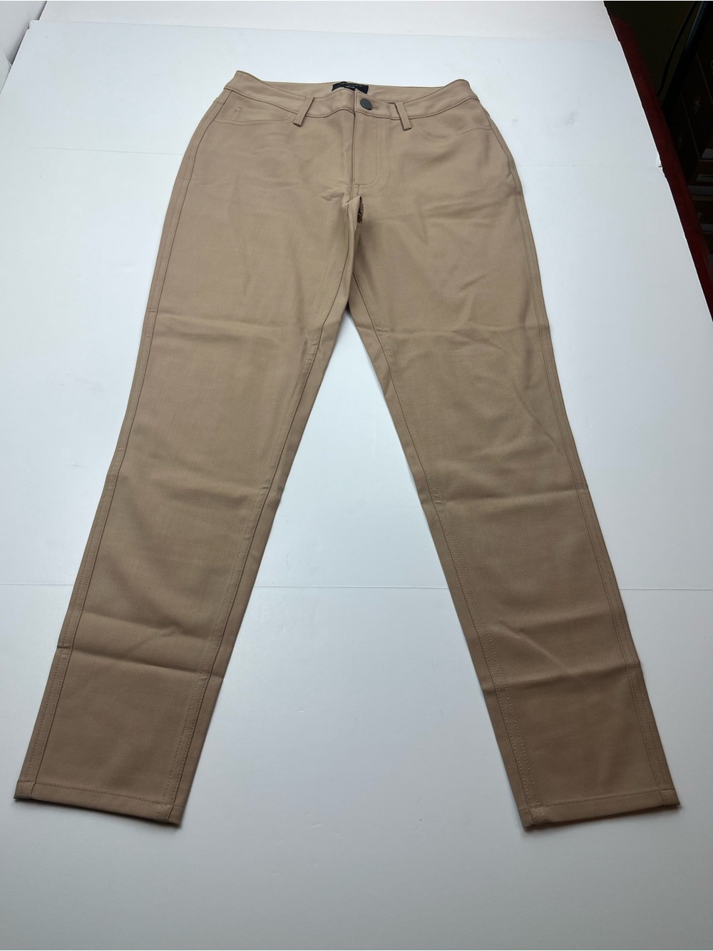 Unbound Merino Wool Women's Slim Merino Travel Pants 26 x 28 Tan Khaki Stretch